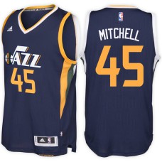 Donovan Mitchell Utah Jazz #45 Road Navy New Swingman Jersey