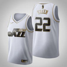 Utah Jazz Jeff Green #22 Golden Edition White Jersey