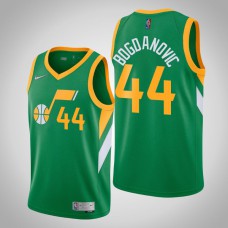 2020-21 Utah Jazz Bojan Bogdanovic #44 Green Earned Jersey