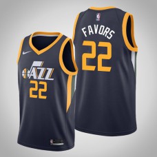 Mens 2020-21 Utah Jazz Derrick Favors #22 Navy Icon Jersey