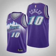 Jazz 2019-20 Mike Conley #10 Purple Throwback Jersey