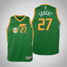 Youth Rudy Gobert Utah Jazz #27 Earned Green 2021 Season Jersey